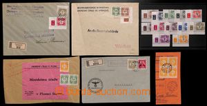 186625 - 1941-1943 comp. 9 pcs of entires franked with. service stmp 