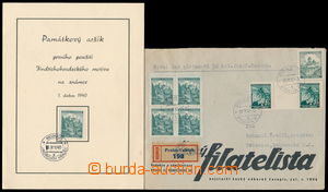186627 - 1940 sestava R-dopisu a pamětního listu k vydání výplat