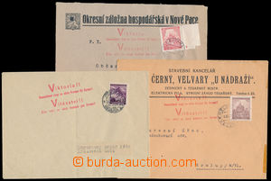 186635 - 1941-1942 VIKTORIA  sestava 6ks celistvostí , 3x dopis a 3x