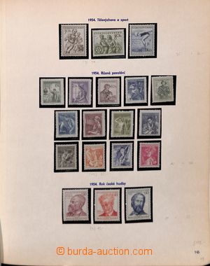 186762 - 1945-1992 [SBÍRKY]  SBÍRKA  známek, aršíků na zasklen