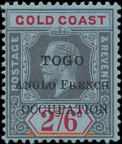 186781 - 1915 BRITSKÁ OKUPACE SG.H43c, Gold Coast 2Sh6P s přetiskem