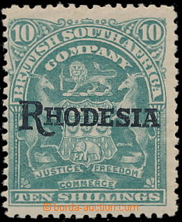 186782 - 1909-1912 SG.112a, Znak 10Sh matně zelená (dull green), NO