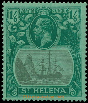 186802 - 1922-1937 SG.107a, Jiří V. Znak kolonie 1Sh6P, průsvitka 