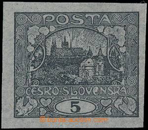 186910 -  ZT E. KAREL / zkusmý tisk hodnoty  5h v černé barvě, ú