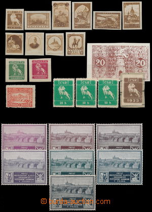 186940 - 1918-1920 sestava 16ks nepřijatých návrhů na poštovní 