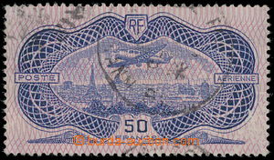 187024 - 1936 Mi.321, Letadlo nad Paříží 50Fr bankovka; oblíben
