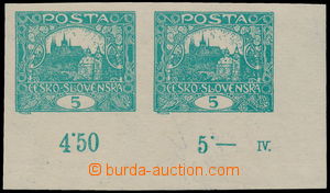 187032 -  Pof.4, 5h modrozelená, dolní rohová 2-páska s počitadl