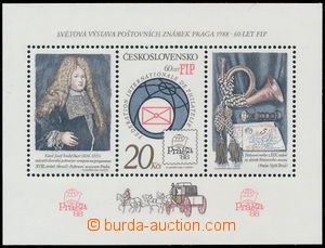 187103 - 1986 Pof.A2747A, miniature sheet 60 Years of F.I.P., perf, t