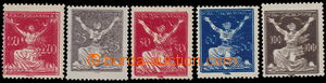 187195 -  Pof.151A-158A, comp. 5 pcs of, values 20, 25, 50, 60 and 10