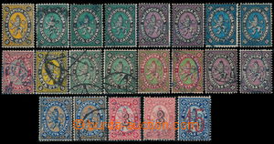 187290 - 1879-1884 Mi.1-4, 6-11, 21I,II,23II, selection of first issu