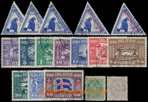 187291 - 1873,1930 Mi.10Aa, D1A, 125-134, 140(3x), D59(2x), stamp 20 