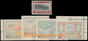 187300 - 1926-1927 Mi.300-303, 315I, airmail set 2Dr-10Dr * marginal 