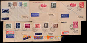 187312 - 1942-1944 DIENSTPOST - ADRIA a NEDERLAND, 6 dopisů R-nebo L