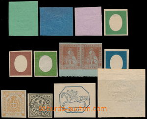 187335 -  FORGERIES, REPRINTS selection of 13 forgeries and reprints,