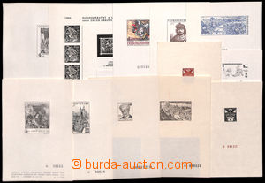 187397 - 1962-1988 PT1-4, 6a,c, 7c, 8-21; partie černotisků, bez Hr