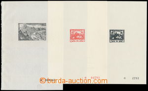 187398 - 1962-1968 PT1, 5A, 5B, Praga 62 and Hradčany, numbered; c.v