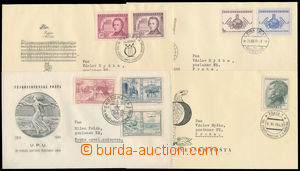 187415 - 1949 comp. 4 pcs of ministerial FDC, sent to parliamentarian