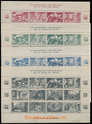 187434 - 1944 III. exposition philatelique de la ville de Paris - 4 c