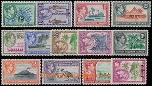 187495 - 1939 SG.60-72, Jiří VI. Krajinky; kompletní série 1/2P-1