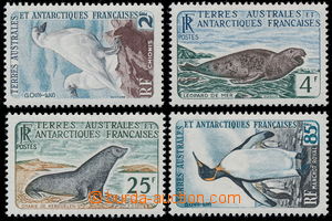 187539 - 1960 Mi.19-22, Fauna 2Fr-85Fr; kompletní série; bezvadné,