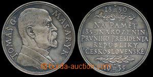 187542 - 1939 silver anniv. medal to 85. anniv of birth T. G. Masaryk