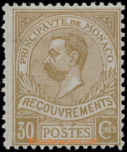 187557 - 1911 Mi.10, postage-due Albert I. 30C; cat. 200€