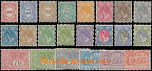 187568 - 1899-1908 selection of stamps, i.a. issue Wilhelmina, i.a. M