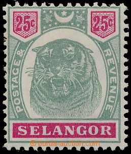 187579 - 1895-1899 SG.58, Tygr 25C; kat. £80