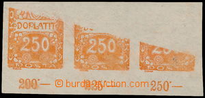 187618 - 1919 Pof.DL10 VV, Ornament 250h oranžová, dolní 3-páska 