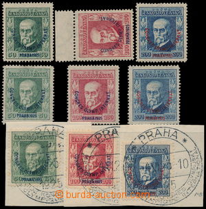 187622 - 1925 Pof.180-182, Congress, comp. of 3 complete sets, 1x min
