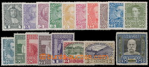 187766 - 1908 Mi.139-156, Jubilee 1908; complete set, several pieces 