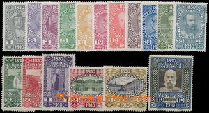 187768 - 1910 Mi.161-177, Jubilejní 1910; kompletní série, bezvadn