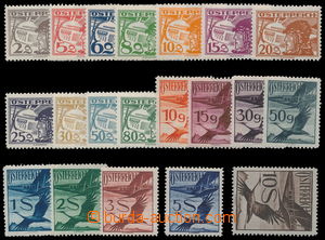 187779 - 1925 Mi.468-487, Airmail 2G-10S; complete set, mainly hinged