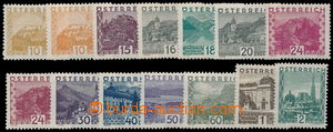 187780 - 1929 Mi.498-511, Velké krajinky, kompletní série; převá