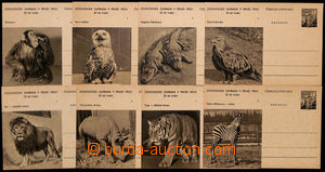 187834 - 1956 CDV130/1-16, Zoo Prague, complete set; very fine, c.v..