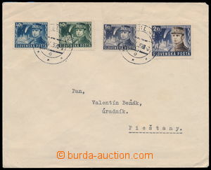187849 - 1939 philatelically influenced letter franked complete sets 