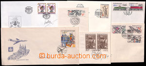 187856 - 1969-95 sestava 7ks různých FDC s podpisy autorů známek: