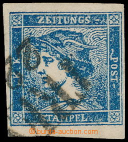187871 - 1851 Ferch.6IIIb, Modrý Merkur, typ IIIb, modrá; bezvadný