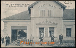 187897 - 1909 PARDUBICE - SVITKOV  prodejna a opravna kol a šicích 