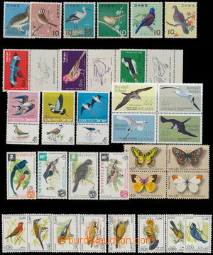 187935 - 1970-1990 [COLLECTIONS]  FISHES, BIRDS, FAUNA  comp. of stam