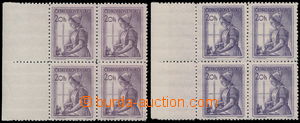 187950 - 1954 Pof.776b+c, Profession 20h, selection of two bloks of f
