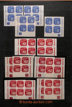 187968 - 1939-1940 [COLLECTIONS]  comp. of stamps., gutter-pairs, cou