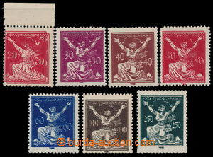 187979 -  Pof.151A-161A, comp. 7 pcs of, values 20, 30, 40, 50, 60, 1