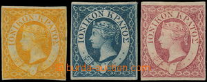 188001 - 1859 SG.1-3, Viktorie ½P-2P; kompletní nepoužitá sé