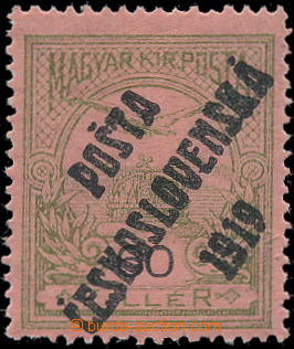 188004 -  Pof.94, 60f zelená / černá, III. typ přetisku; zk. Kar