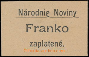 188009 - 1918 NEWSPAPER PROVISIONAL  Národnie newspaper - Turč. Sv.