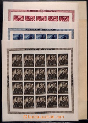188043 - 1941-1945 set of 7 miniature sheets, contains i.a. Mi.Bl.1-2
