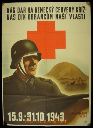 188166 - 1942 PROTECTORATE / Náš present on/for German Red Cross, o
