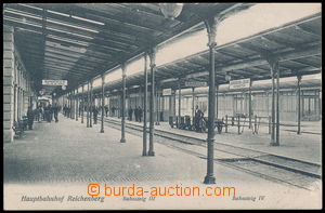 188203 - 1906 LIBEREC (Reichenberg) - railway-station, view of platfo