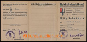 188206 - 1941 GERMANY/ REICHSKOLONIALBUND - Empire colonial league, a